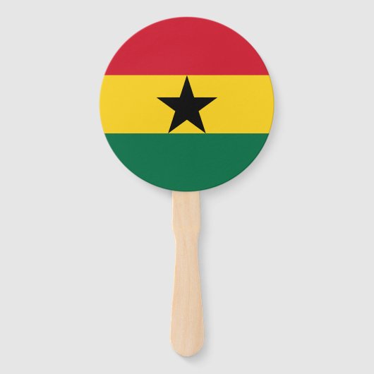 Éventail Drapeau du Ghana (Devant)