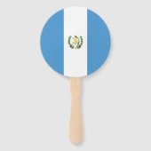 Éventail Drapeau du Guatemala (Dos)