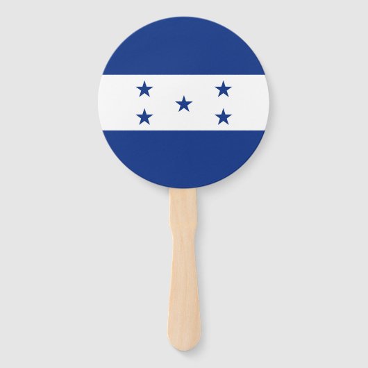 Éventail Drapeau du Honduras (Dos)