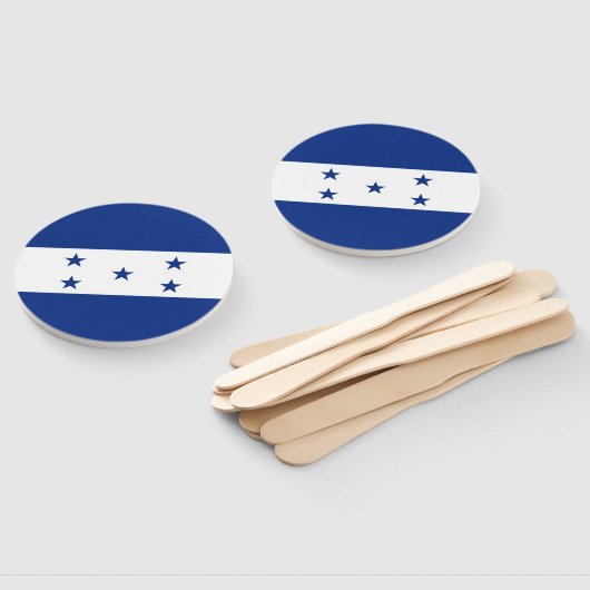 Éventail Drapeau du Honduras (Non-assemblé)