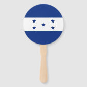 Éventail Drapeau du Honduras (Devant)