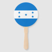 Éventail Drapeau du Honduras (Dos)