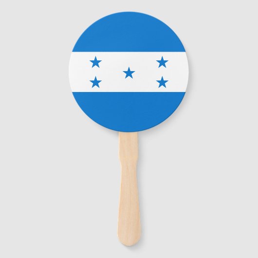 Éventail Drapeau du Honduras (Devant)
