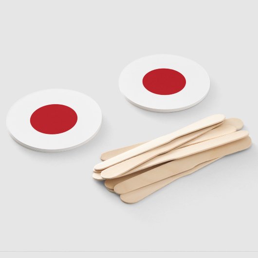 Éventail Drapeau du Japon (Non-assemblé)