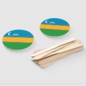 Éventail Drapeau du Karakalpakstan (Non-assemblé)