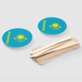Éventail Drapeau du Kazakhstan (Non-assemblé)