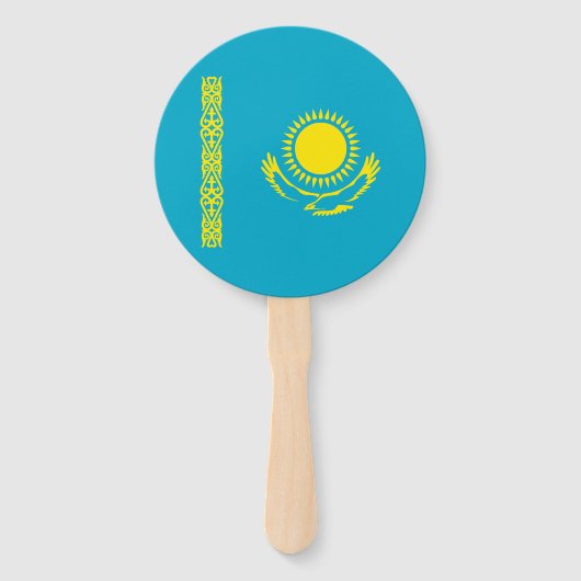 Éventail Drapeau du Kazakhstan (Devant)