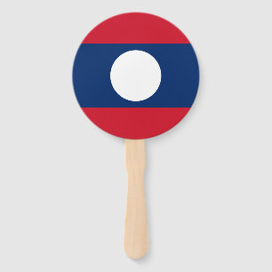Éventail Drapeau du Laos