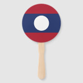 Éventail Drapeau du Laos (Dos)