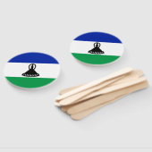 Éventail Drapeau du Lesotho (Non-assemblé)