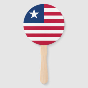Éventail Drapeau du Liberia