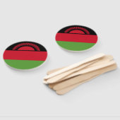 Éventail drapeau du Malawi (Non-assemblé)