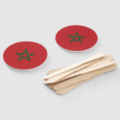 Éventail Drapeau du Maroc (Non-assemblé)