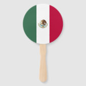 Éventail Drapeau du Mexique (Dos)