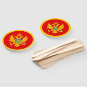 Éventail Drapeau du Monténégro (Non-assemblé)
