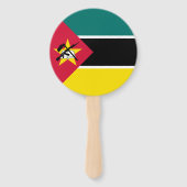 Éventail Drapeau du Mozambique (Dos)