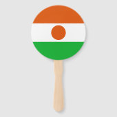 Éventail Drapeau du Niger (Dos)
