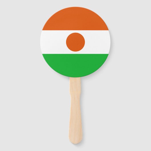 Éventail Drapeau du Niger (Devant)