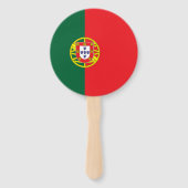 Éventail Drapeau du Portugal (Dos)