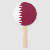 Éventail Drapeau du Qatar (Dos)