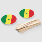 Éventail Drapeau du Sénégal (Non-assemblé)