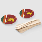 Éventail Drapeau du Sri Lanka (Non-assemblé)