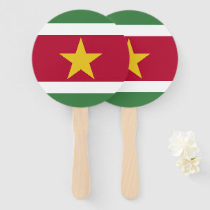 Éventail drapeau du Suriname