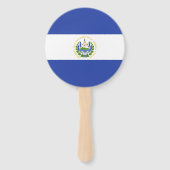 Éventail Drapeau El Salvador (Dos)