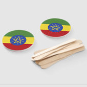 Éventail Drapeau éthiopien (Non-assemblé)