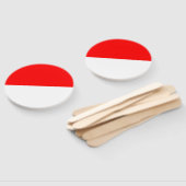 Éventail Drapeau Indonésie (Non-assemblé)