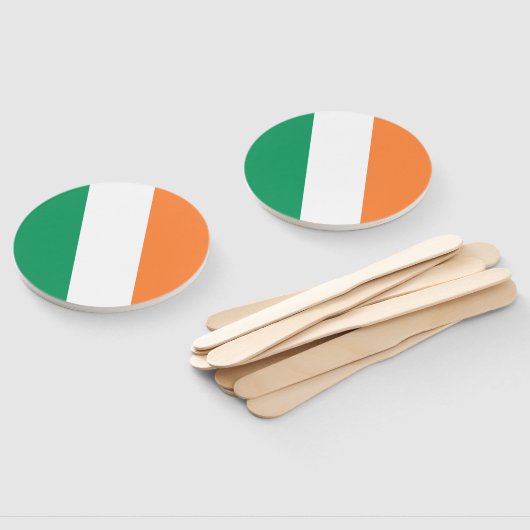 Éventail Drapeau irlandais (Non-assemblé)