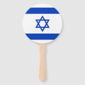 Éventail Drapeau Israël (Dos)