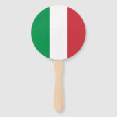 Éventail Drapeau Italie (Dos)