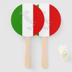 Éventail Drapeau italien