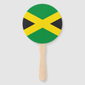 Éventail Drapeau jamaïcain (Devant)