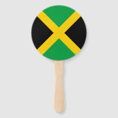 Éventail Drapeau Jamaïque (Dos)