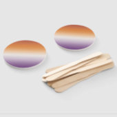 Éventail Drapeau lesbien subtil du Parti Sapphique (Non-assemblé)