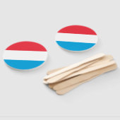 Éventail Drapeau Luxembourg (Non-assemblé)