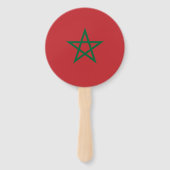Éventail Drapeau Maroc (Devant)