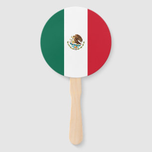 Éventail Drapeau mexicain