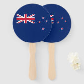 Éventail Drapeau néo-zélandais (Devant et derrière)