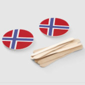 Éventail Drapeau norvégien (Non-assemblé)