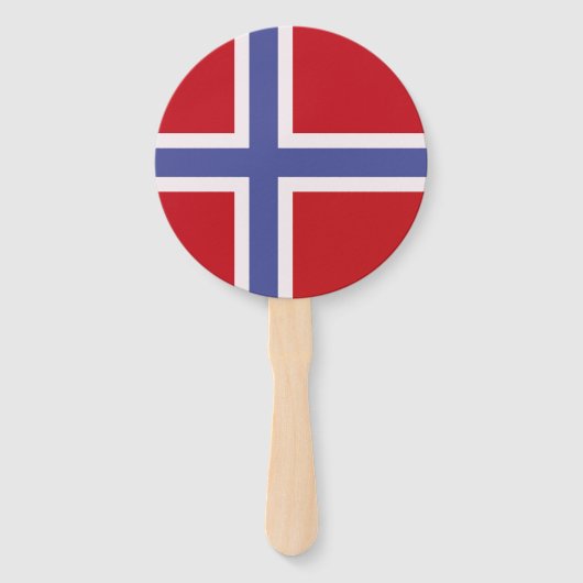 Éventail Drapeau norvégien (Devant)