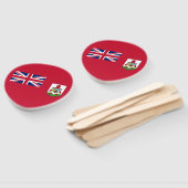 Éventail Drapeau patriotique des Bermudes (Non-assemblé)