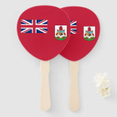 Éventail Drapeau patriotique des Bermudes (Devant et derrière)