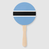 Éventail Drapeau patriotique du Botswana (Dos)