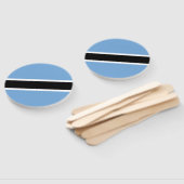Éventail Drapeau patriotique du Botswana (Non-assemblé)