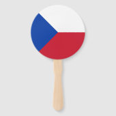 Éventail Drapeau République tchèque (Dos)
