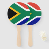 Éventail Drapeau sud-africain (Devant et derrière)