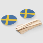 Éventail Drapeau suédois (Non-assemblé)
